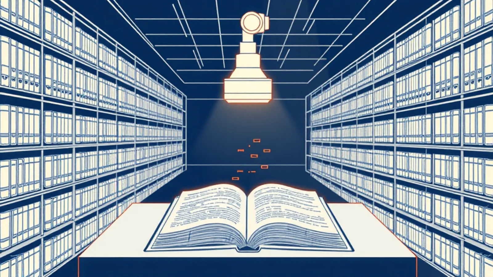 Archive und Bibliotheken, Illustration
