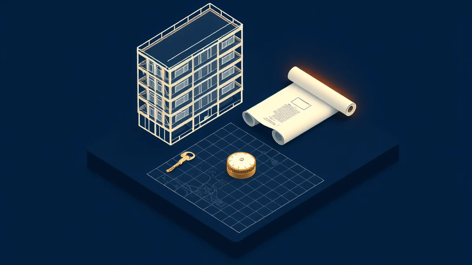 Immobilien und Hausverwaltung, Illustration